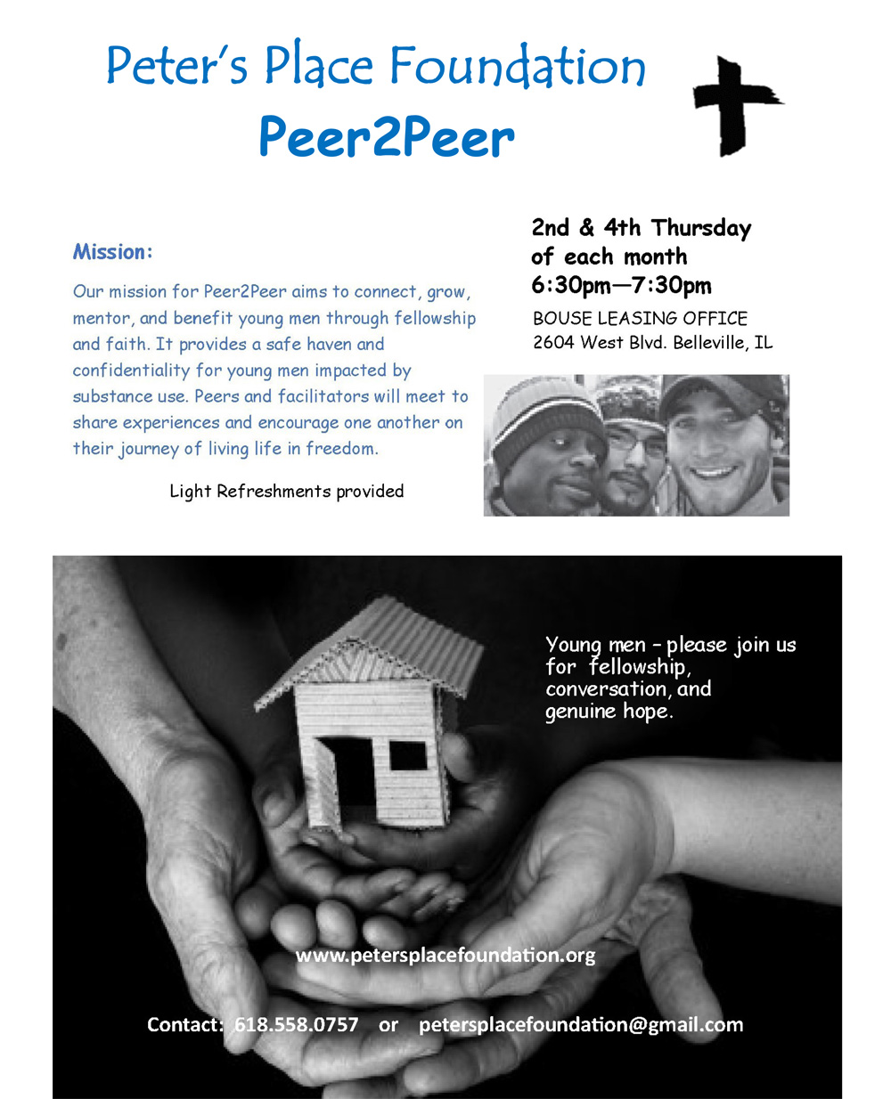 Peer2Peer Ministry at Peter's Place Foundation